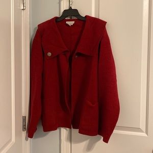 Maroon Wool Isabella Bird Jacket